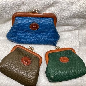 3 vintage D&B kisslock coin purses